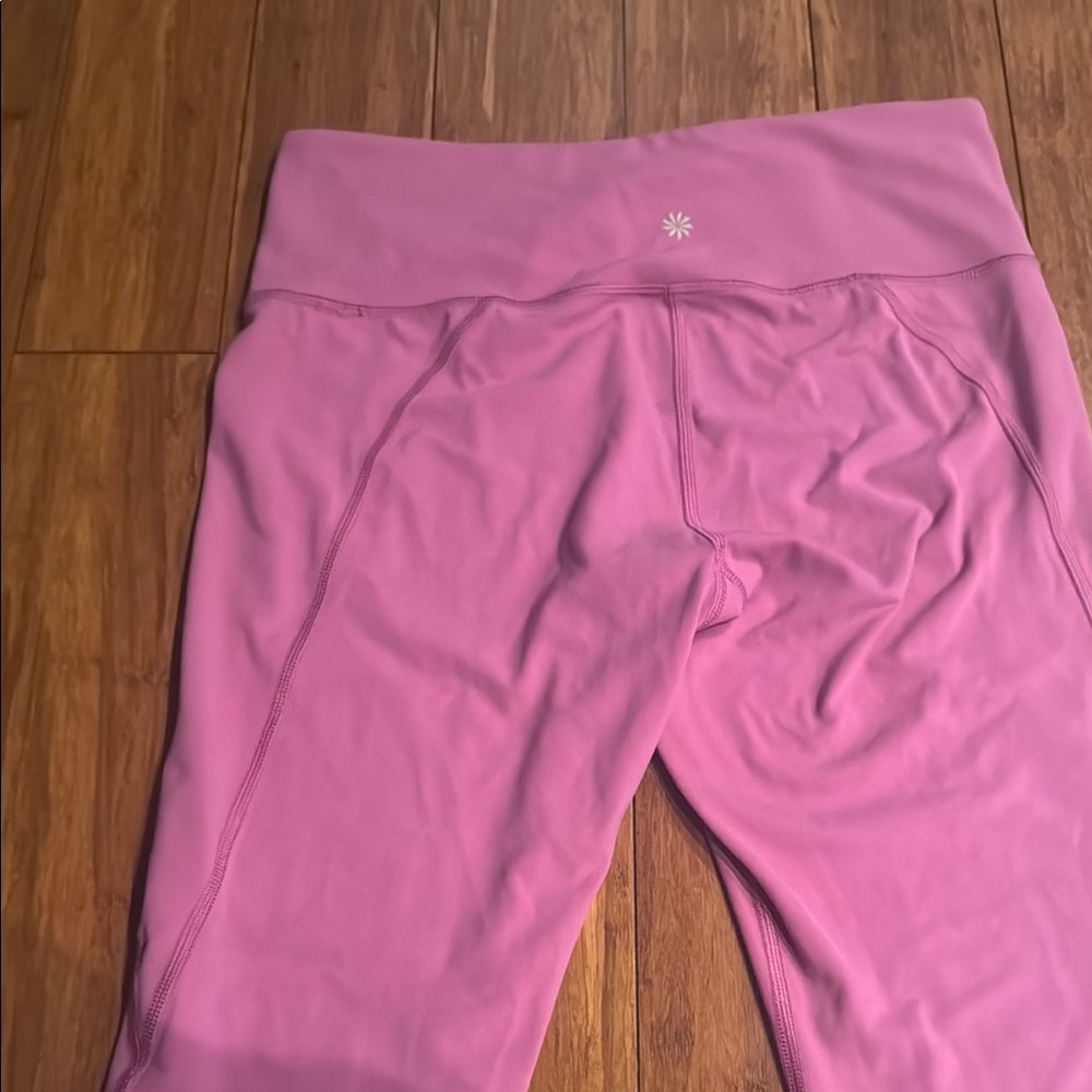 Athleta Vibrant Pink Leggings - Picture 4 of 5